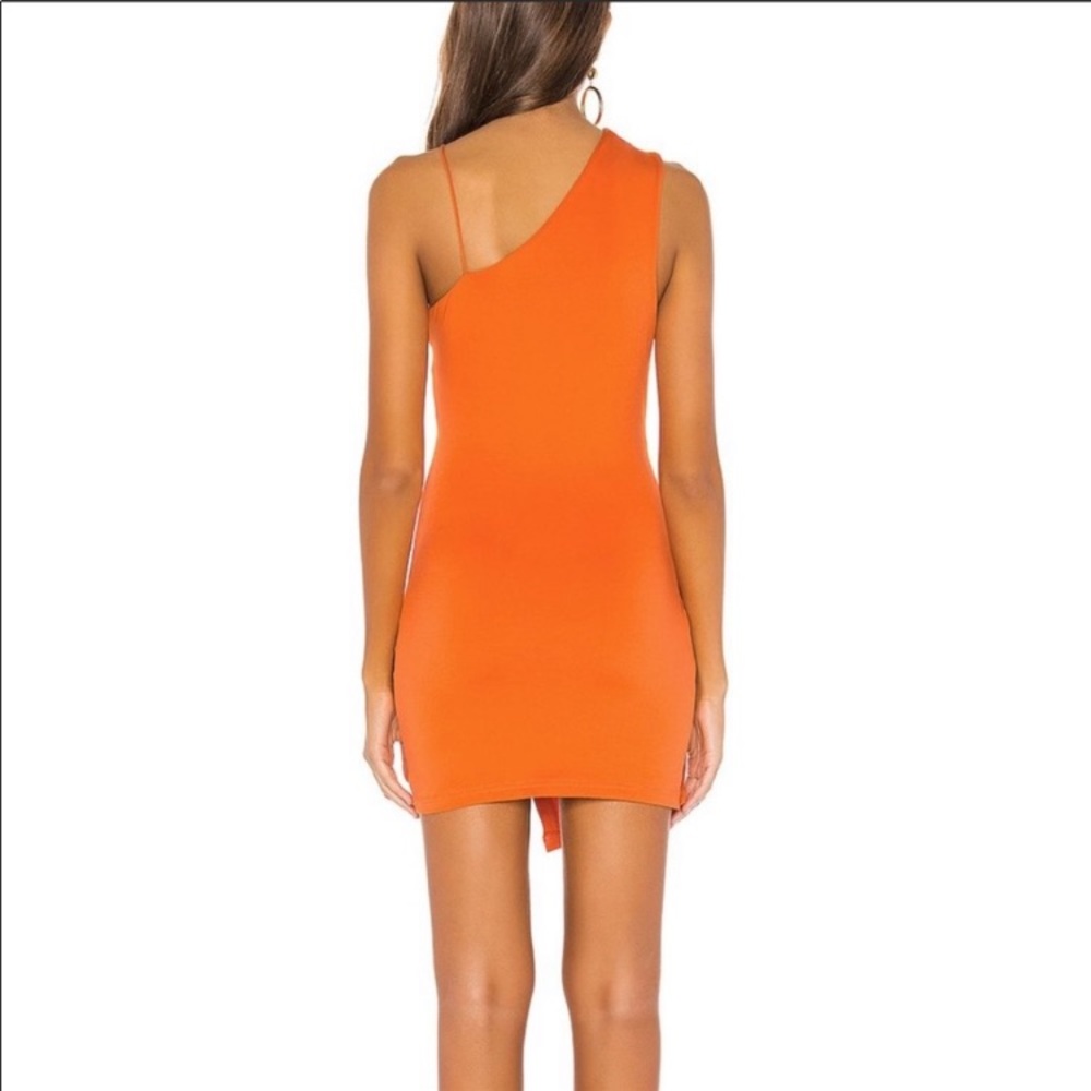 Superdown Cecily dress Tangerine NWT - Picture 3 of 5